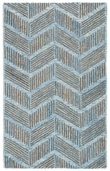 Safavieh Metro Met453M Blue/Black Rug.