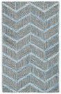 Safavieh Metro Met453M Blue/Black Rug.