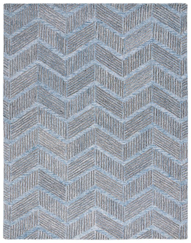 Safavieh Metro Met453M Blue/Black Rug.