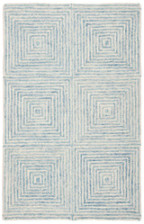 Safavieh Metro Met454L Light Blue/Ivory Rug.
