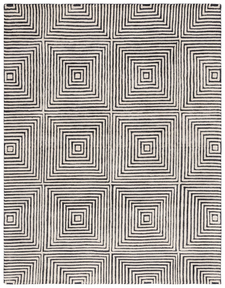 Safavieh Metro Met454Z Black/Beige Rug.