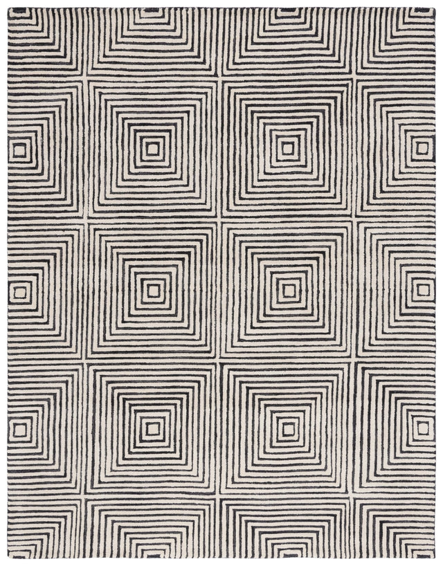 Safavieh Metro Met454Z Black/Beige Rug.