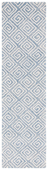 Safavieh Metro Met455L Light Blue/Ivory Rug.