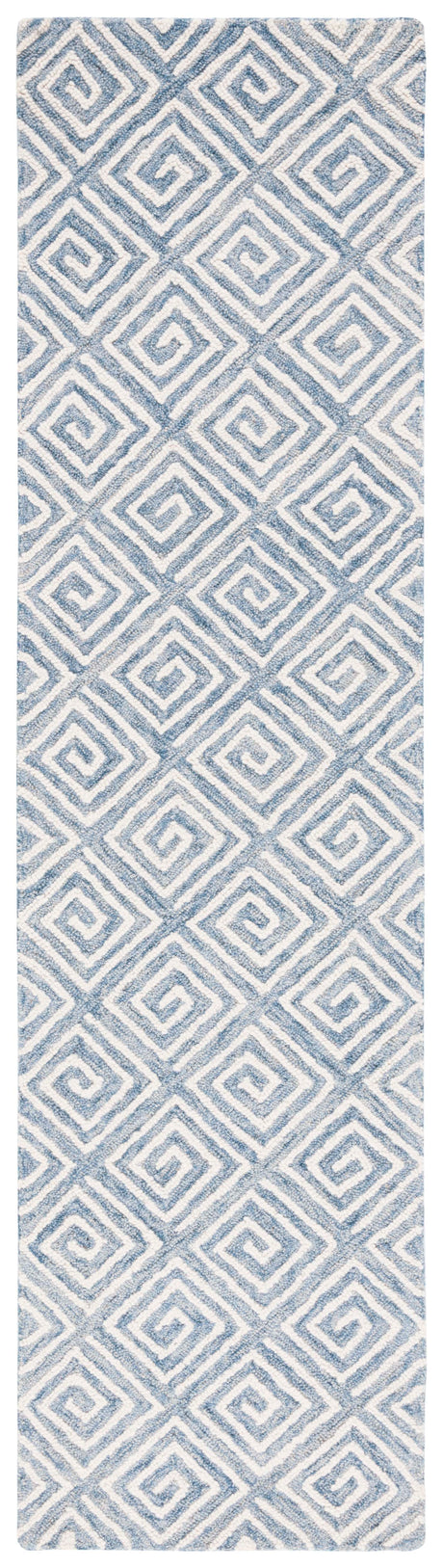 Safavieh Metro Met455L Light Blue/Ivory Rug.