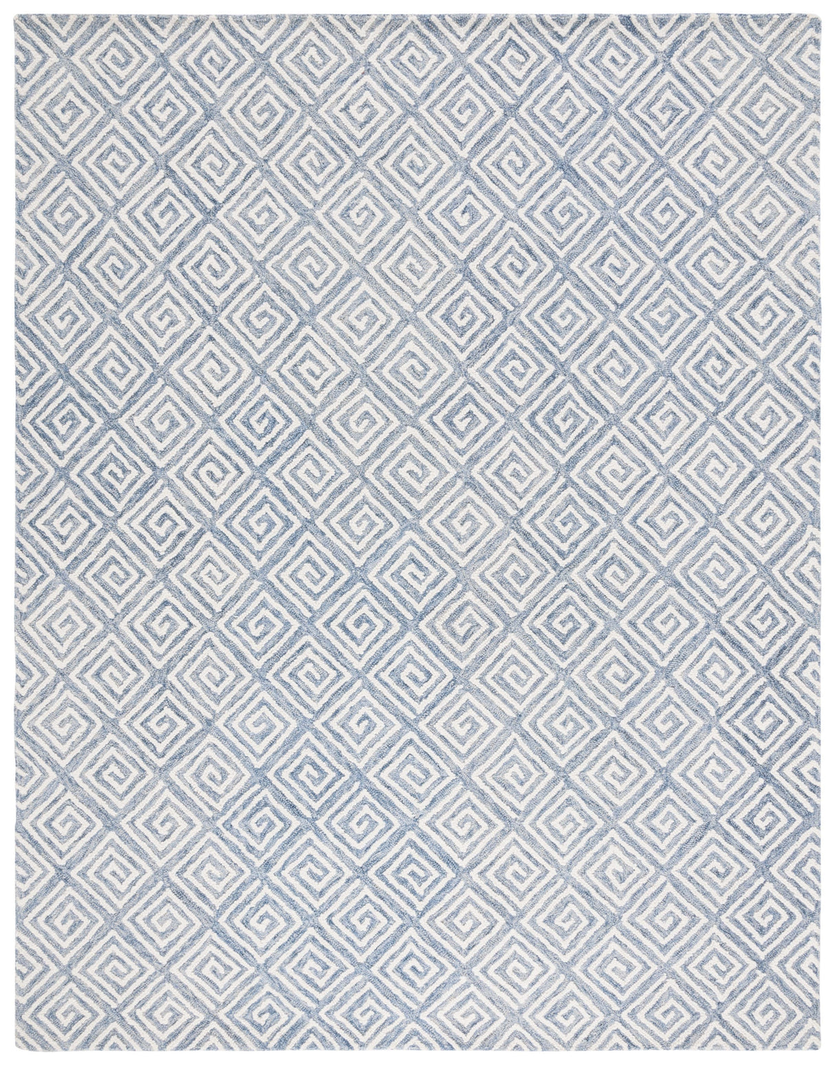 Safavieh Metro Met455L Light Blue/Ivory Rug.