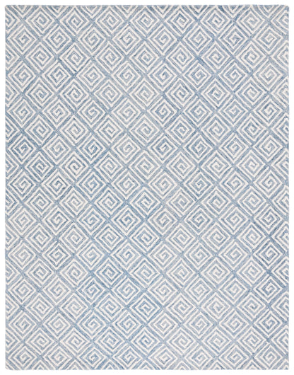 Safavieh Metro Met455L Light Blue/Ivory Area Rug