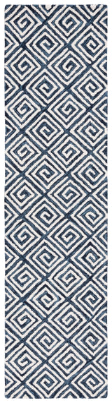 Safavieh Metro Met455N Navy/Ivory Rug.