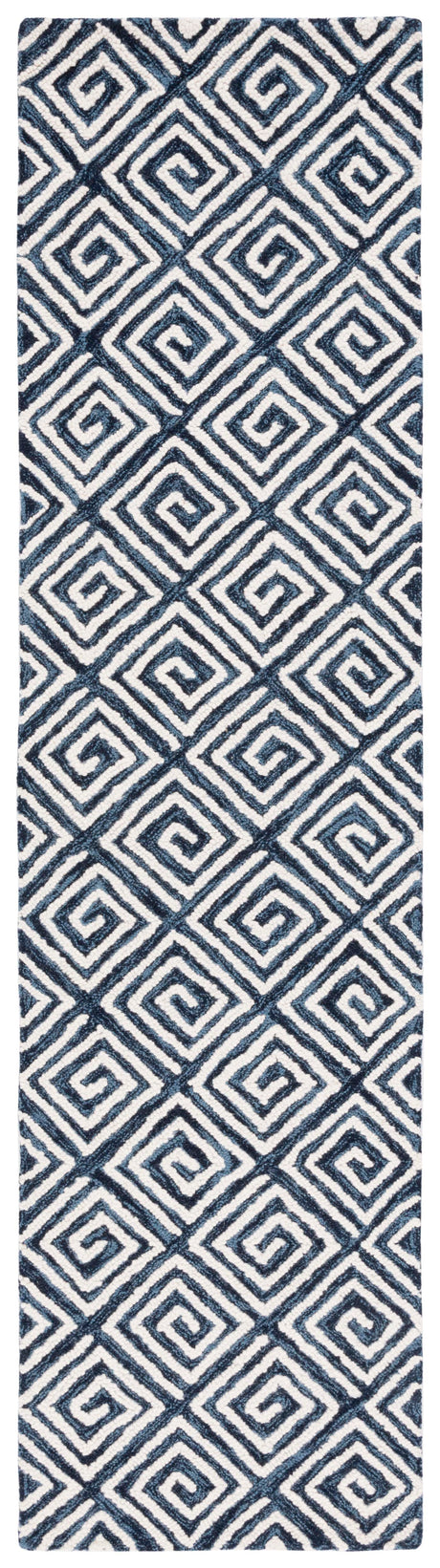 Safavieh Metro Met455N Navy/Ivory Rug.