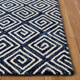 Safavieh Metro Met455N Navy/Ivory Rug.