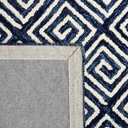 Safavieh Metro Met455N Navy/Ivory Area Rug