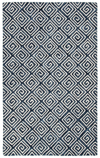 Safavieh Metro Met455N Navy/Ivory Area Rug