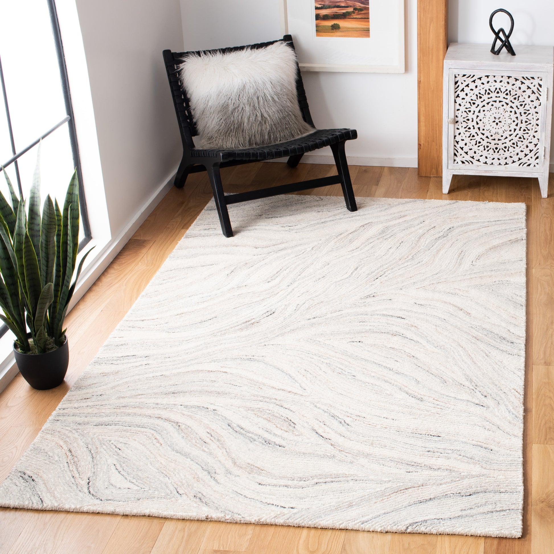 Safavieh Metro Met505F Ivory/Grey Area Rug