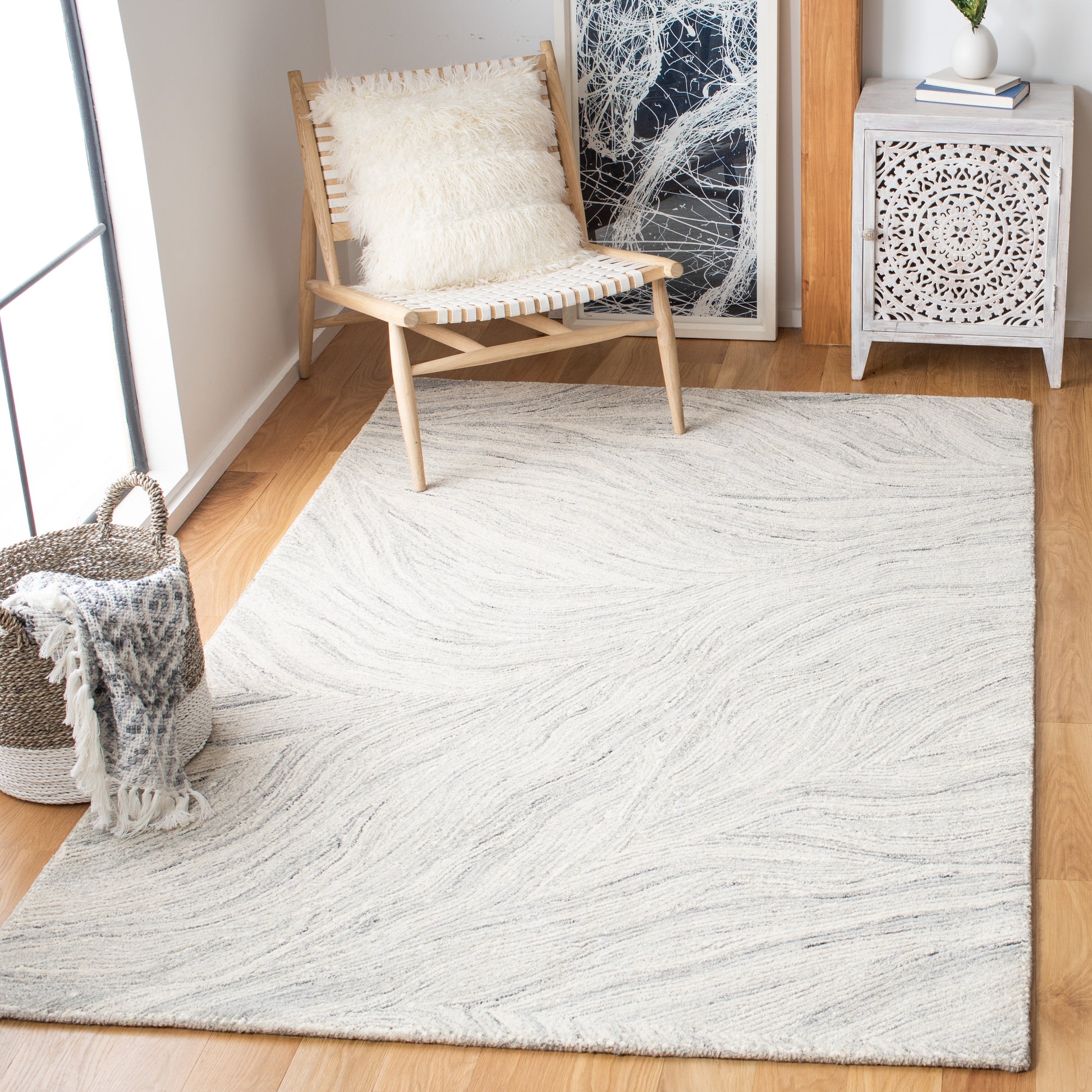 Safavieh Metro Met505G Ivory/Silver Area Rug