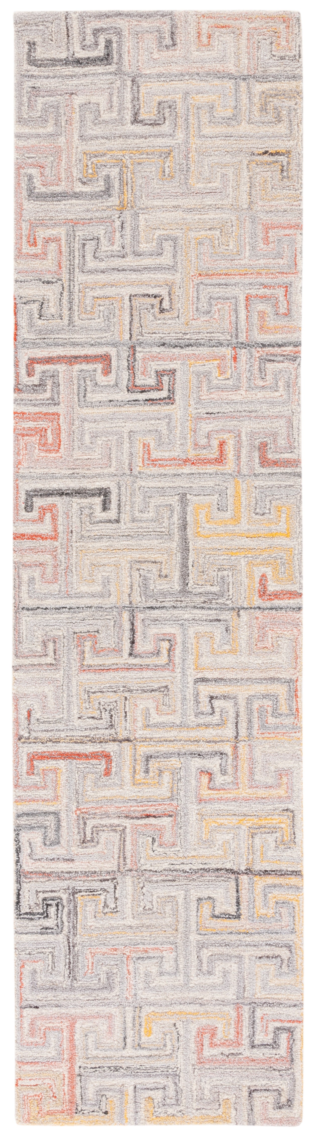 Safavieh Metro Met551F Grey/Rust Area Rug