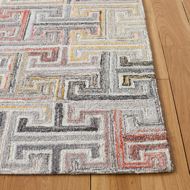 Safavieh Metro Met551F Grey/Rust Rug.