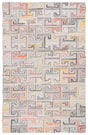 Safavieh Metro Met551F Grey/Rust Rug.