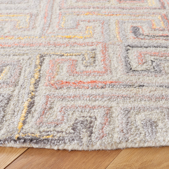 Safavieh Metro Met551F Grey/Rust Rug.