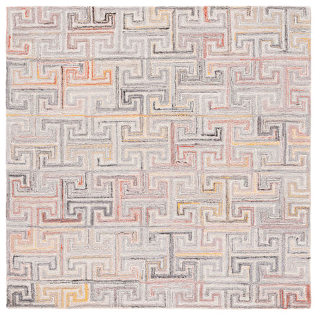 Safavieh Metro Met551F Grey/Rust Rug.