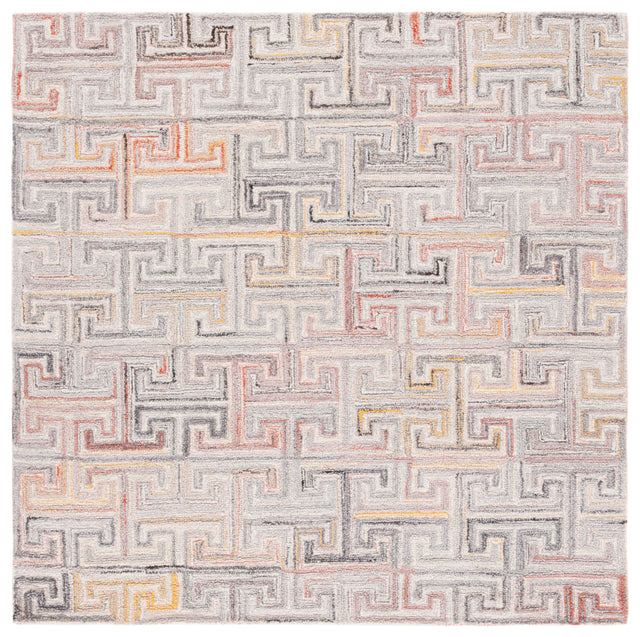 Safavieh Metro Met551F Grey/Rust Rug.