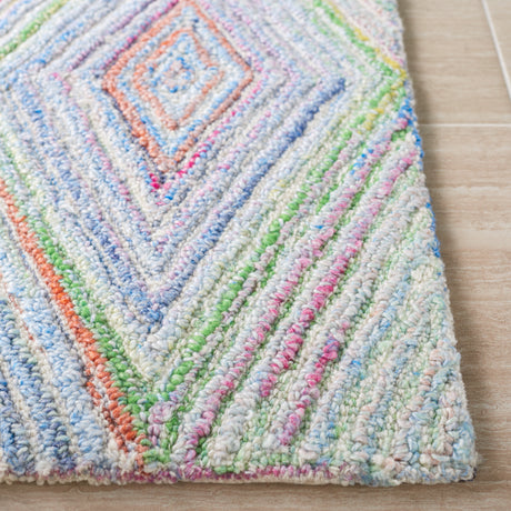 Safavieh Metro Met552M Blue/Green Rug.