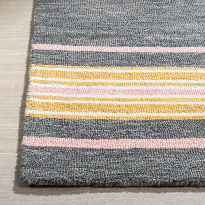 Safavieh Metro Met611H Charcoal/Pink Area Rug