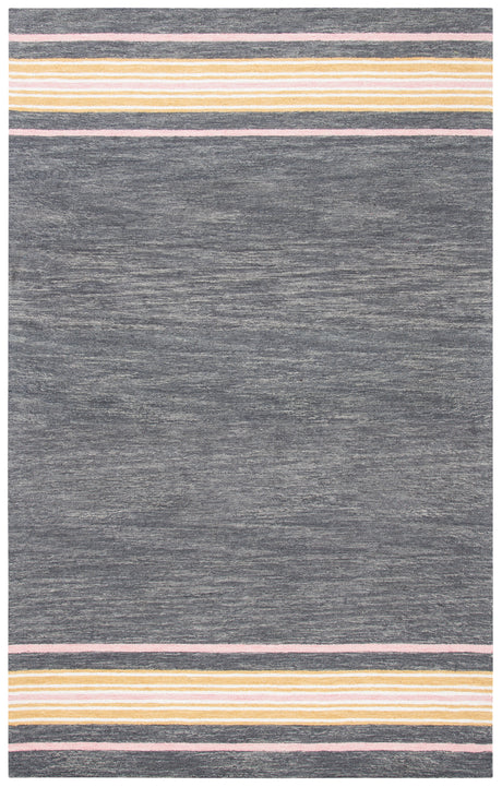 Safavieh Metro Met611H Charcoal/Pink Area Rug