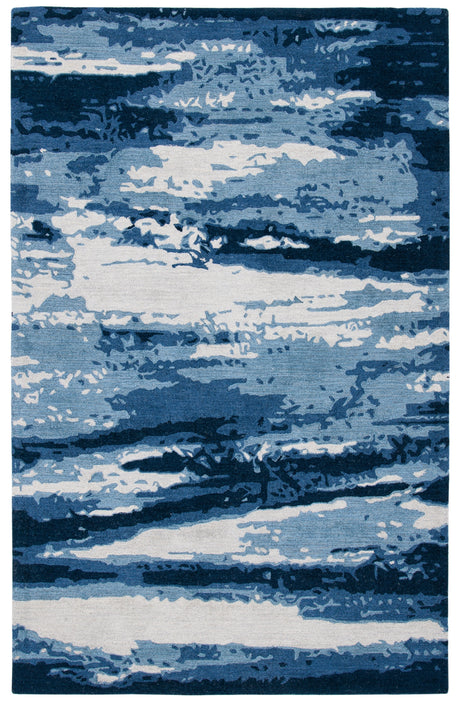 Safavieh Metro Met650M Blue/Ivory Rug.