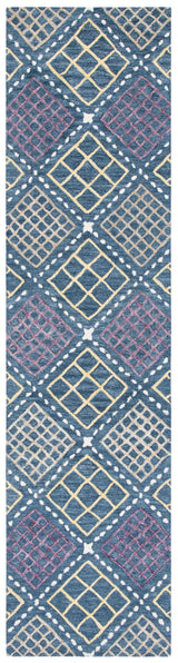 Safavieh Metro Met703M Blue/Yellow Rugs.