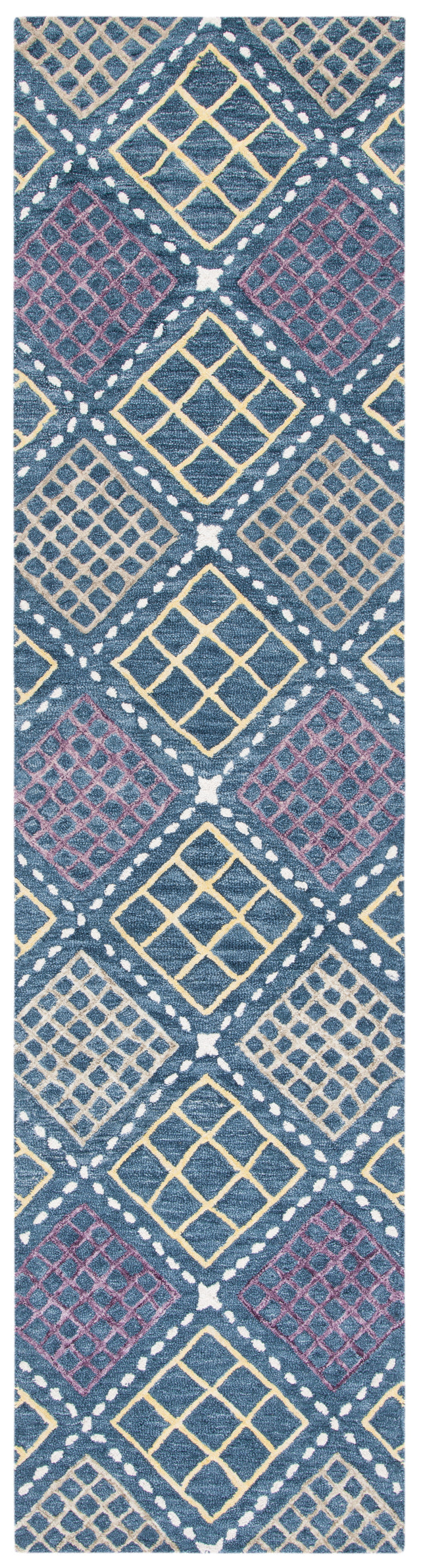 Safavieh Metro Met703M Blue/Yellow Area Rug