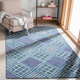 Safavieh Metro Met703M Blue/Yellow Rugs.