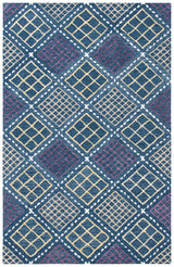 Safavieh Metro Met703M Blue/Yellow Rugs.
