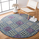 Safavieh Metro Met703M Blue/Yellow Rugs.
