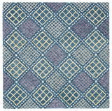 Safavieh Metro Met703M Blue/Yellow Rugs.