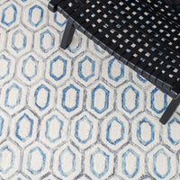 Safavieh Metro Met704A Ivory/Blue Area Rug