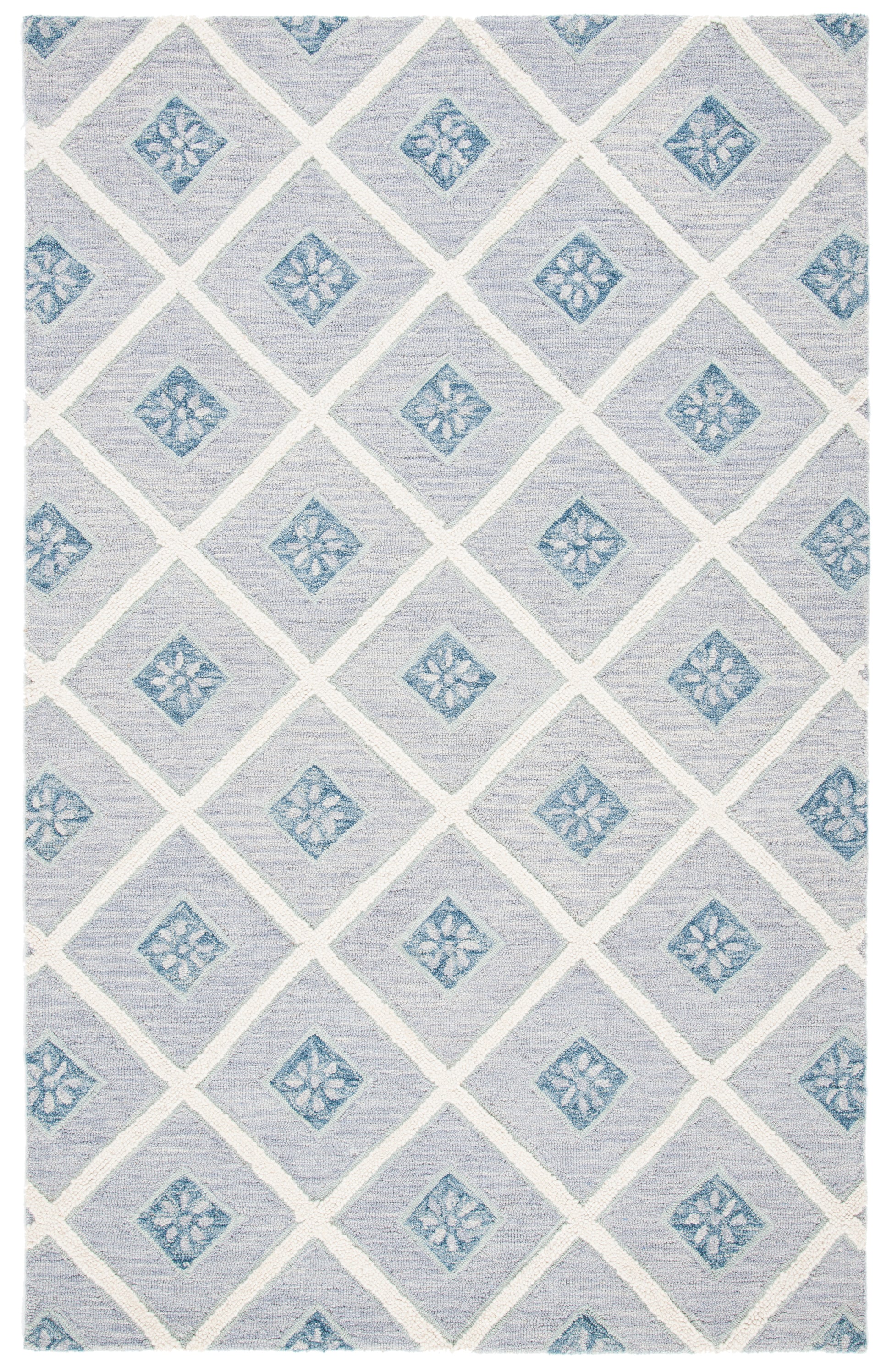 Safavieh Metro Met705L Blue/Ivory Area Rug