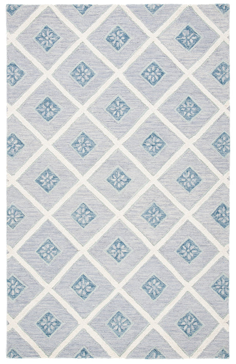 Safavieh Metro Met705L Blue/Ivory Rug.