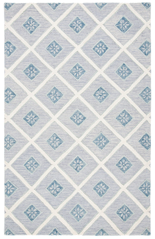 Safavieh Metro Met705L Blue/Ivory Area Rug