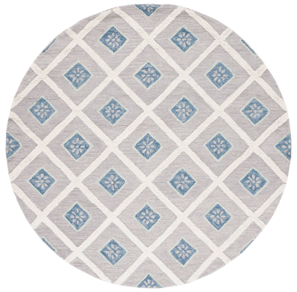 Safavieh Metro Met705L Blue/Ivory Rug.