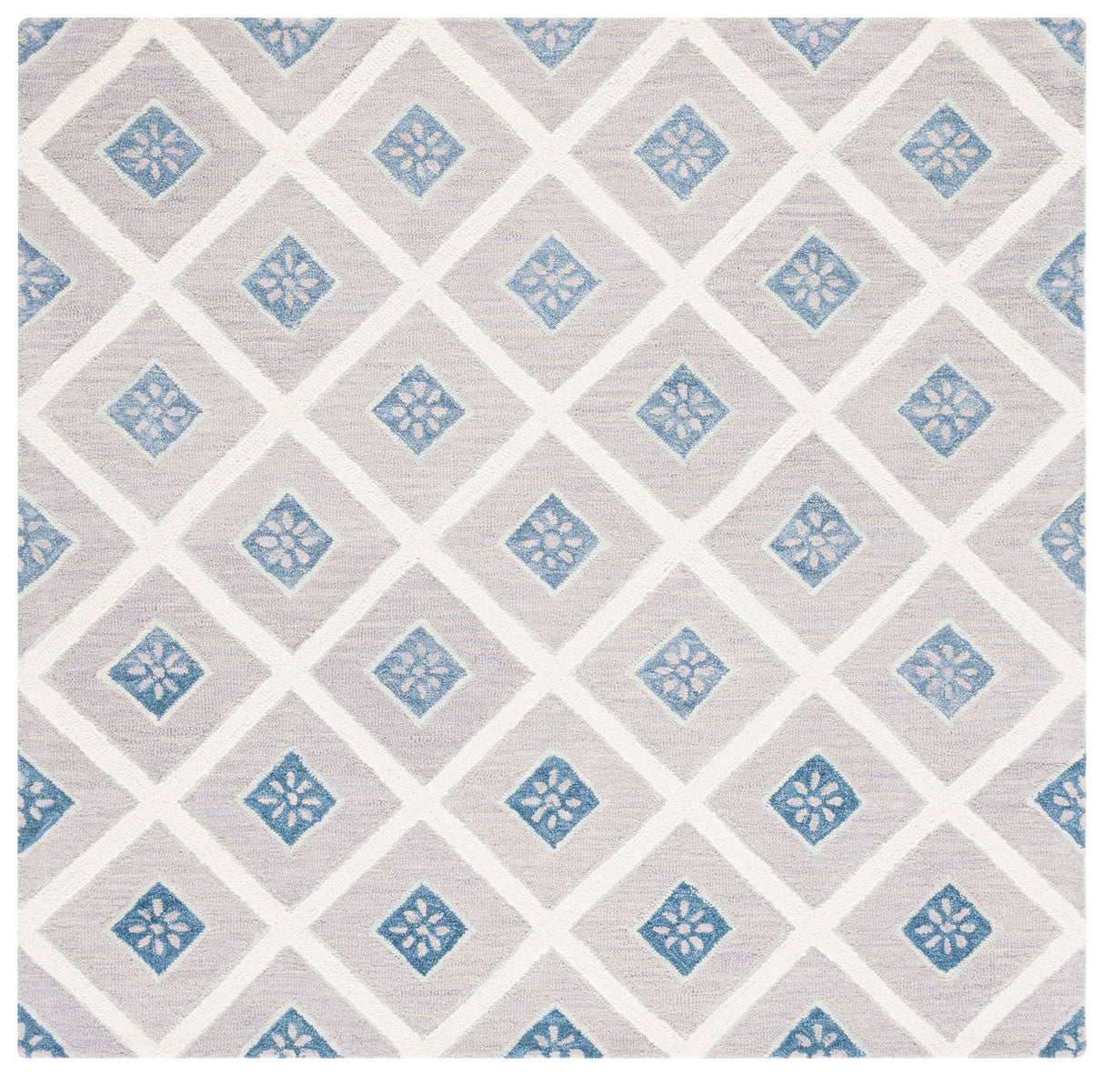 Safavieh Metro Met705L Blue/Ivory Rug.