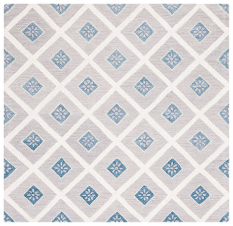Safavieh Metro Met705L Blue/Ivory Rug.