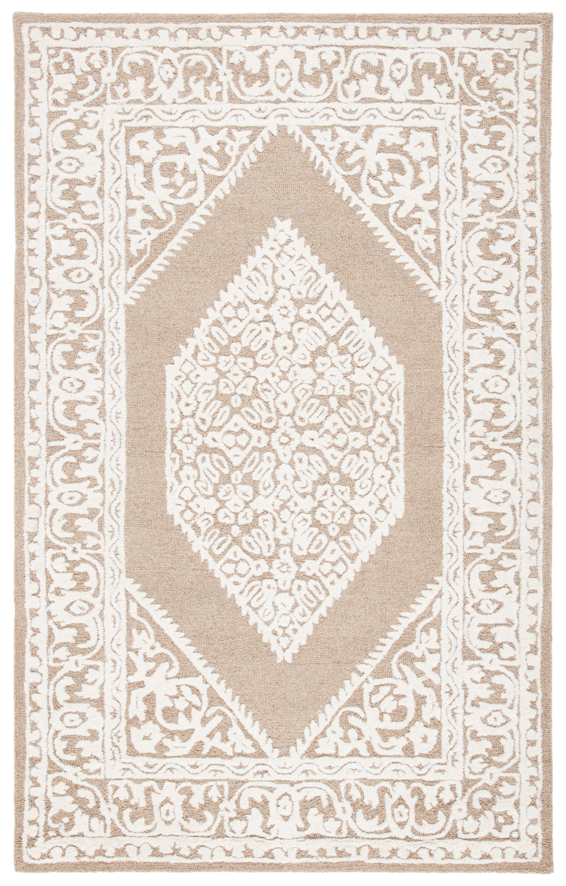 Safavieh Metro Met706T Ivory/Brown Area Rug