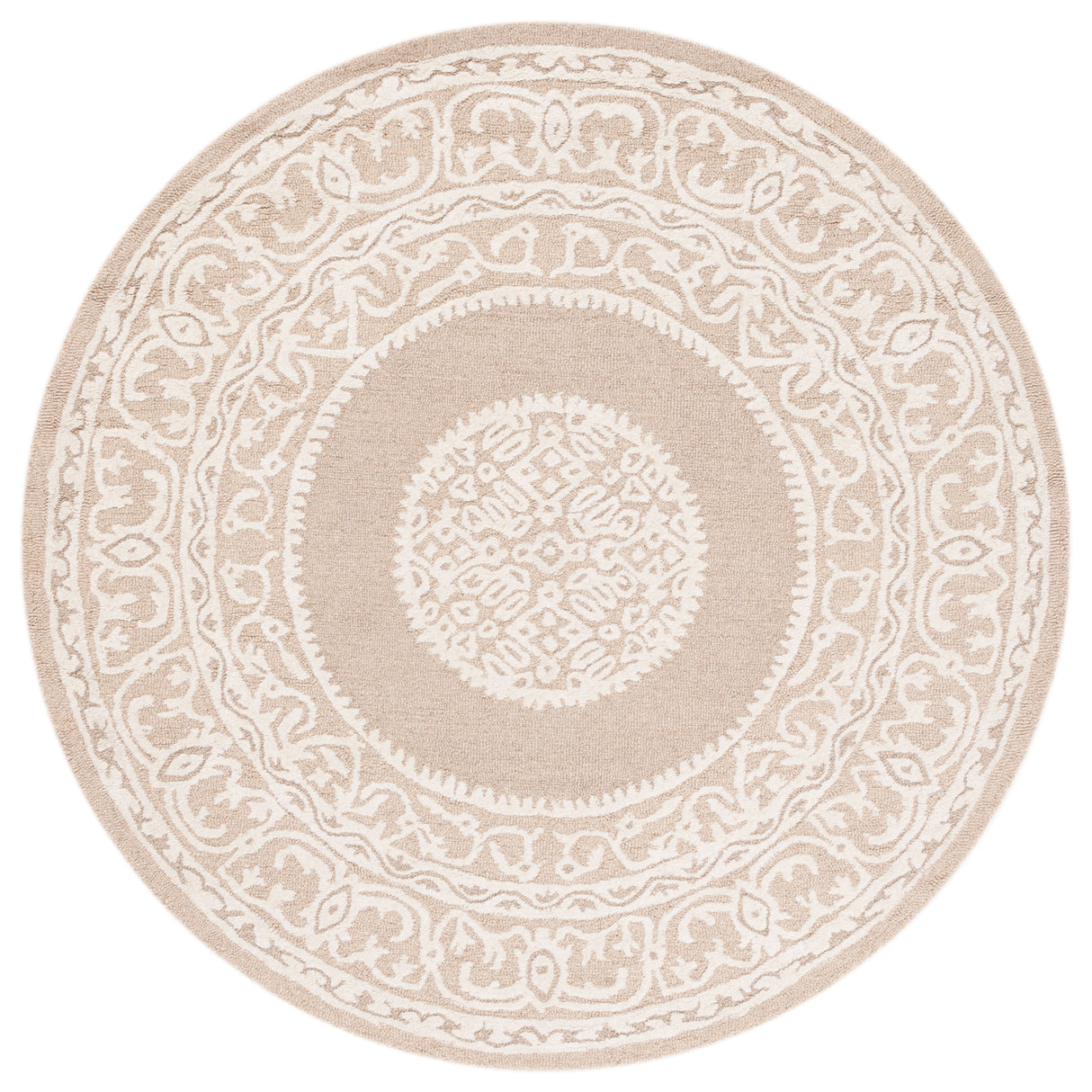 Safavieh Metro Met706T Ivory/Brown Rug.