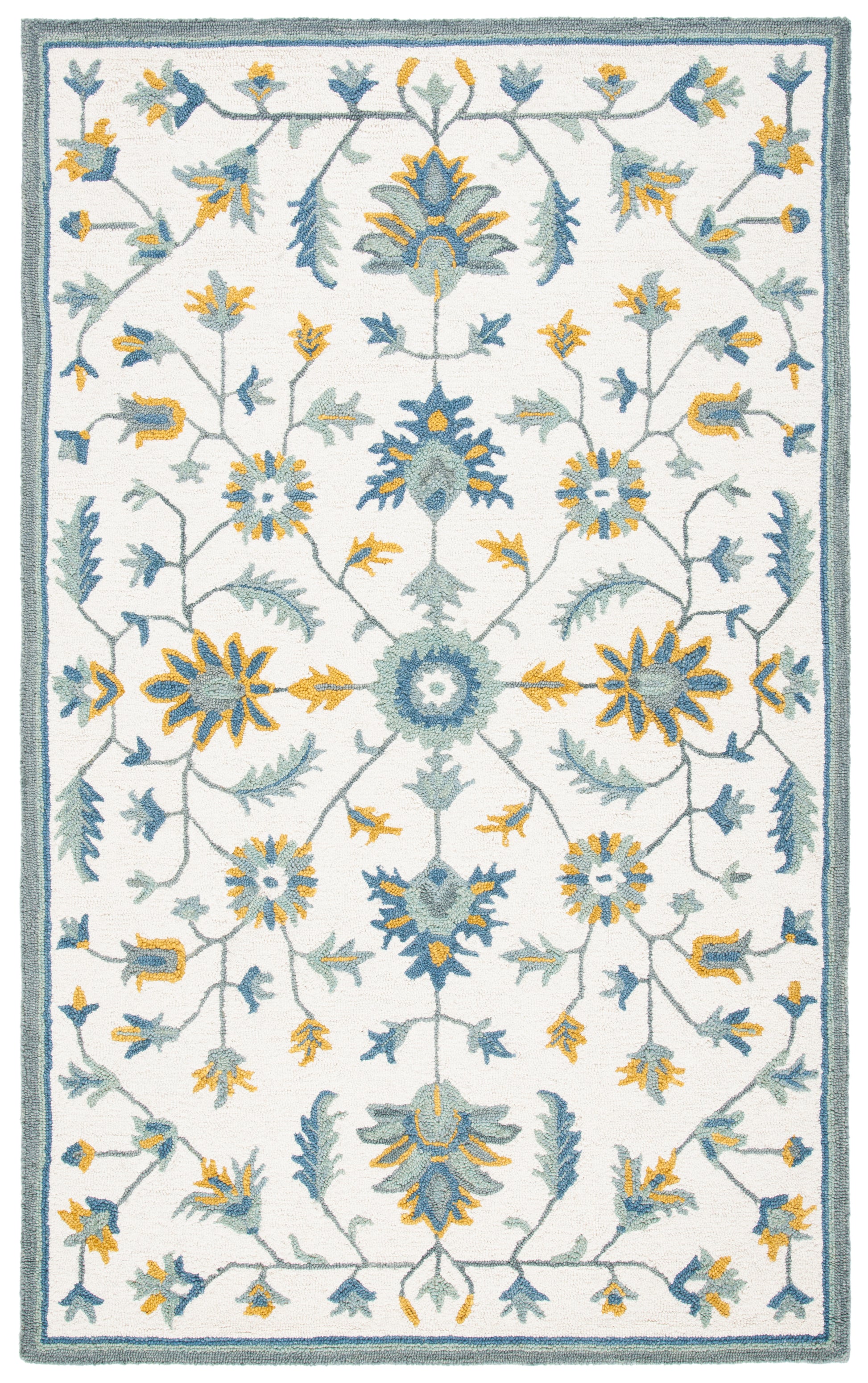 Safavieh Metro Met707L Ivory/Blue Area Rug