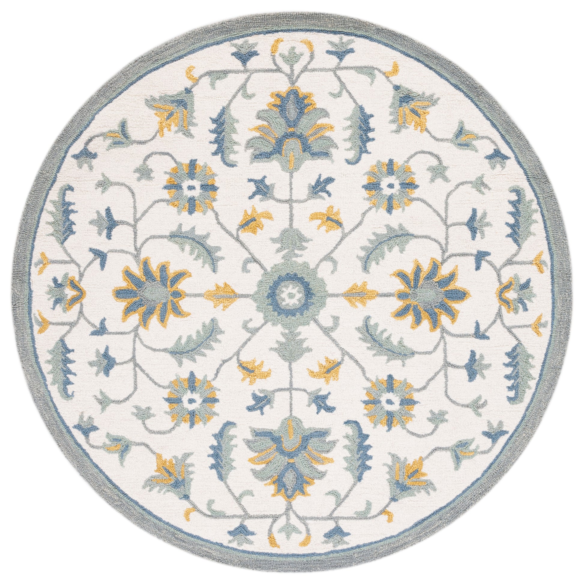 Safavieh Metro Met707L Ivory/Blue Area Rug