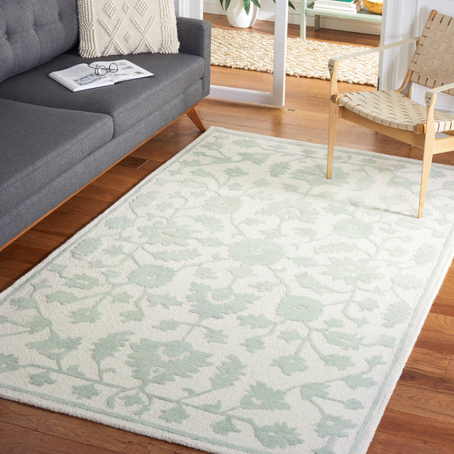 Safavieh Metro Met707Y Ivory/Light Green Rug.