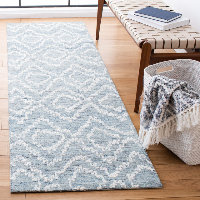 Safavieh Metro Met801M Natural/Blue Area Rug