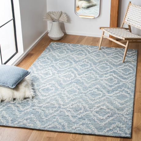 Safavieh Metro Met801M Natural/Blue Area Rug