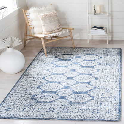 Safavieh Metro Met803M Natural/Blue Area Rug