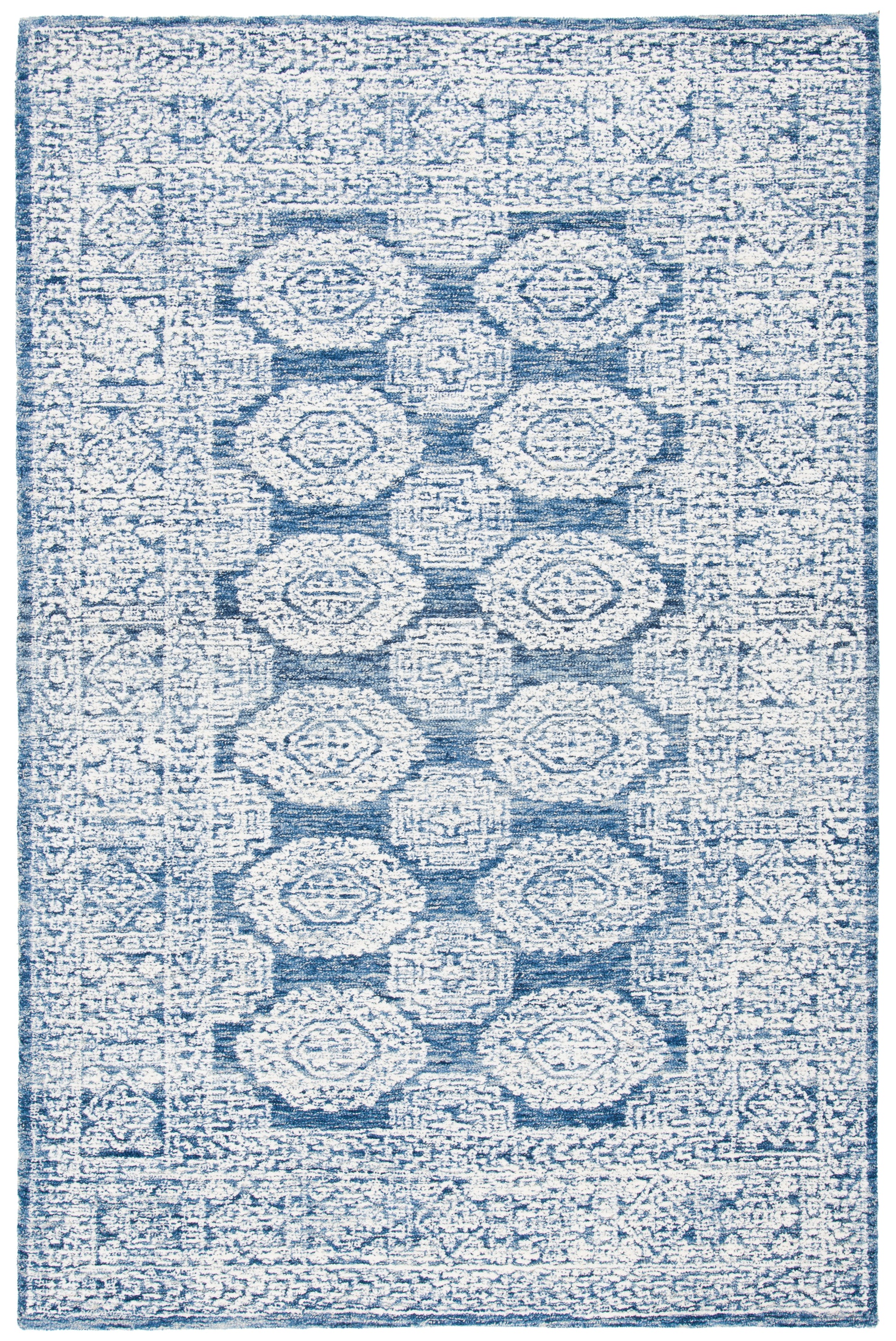 Safavieh Metro Met803M Natural/Blue Area Rug