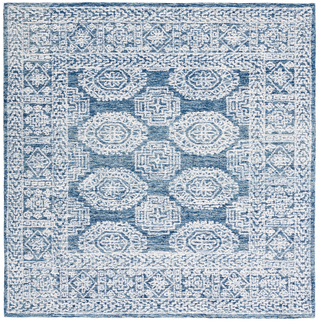 Safavieh Metro Met803M Natural/Blue Rugs.